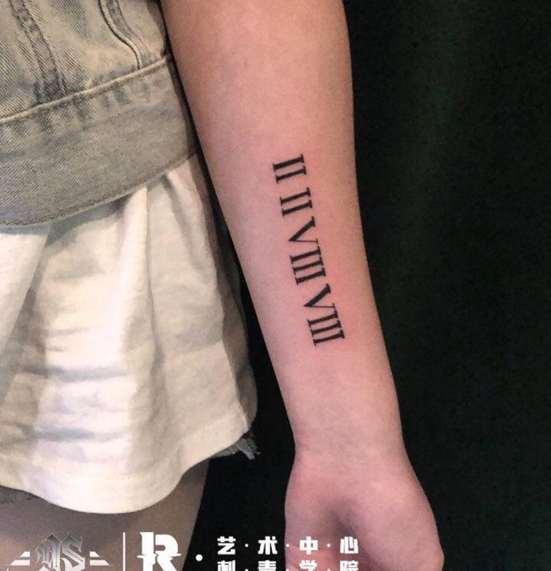 店内作品纹身图片_手臂纹身图案