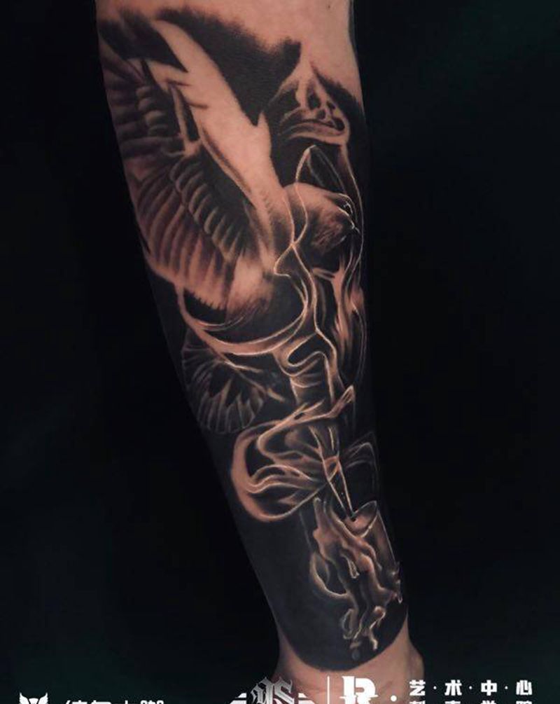店内作品纹身图片_手臂纹身图案