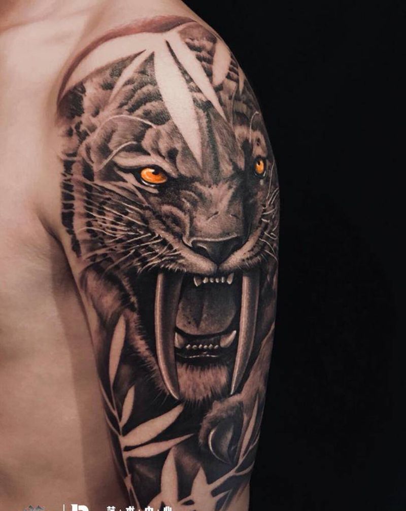 店内作品纹身图片_手臂纹身图案