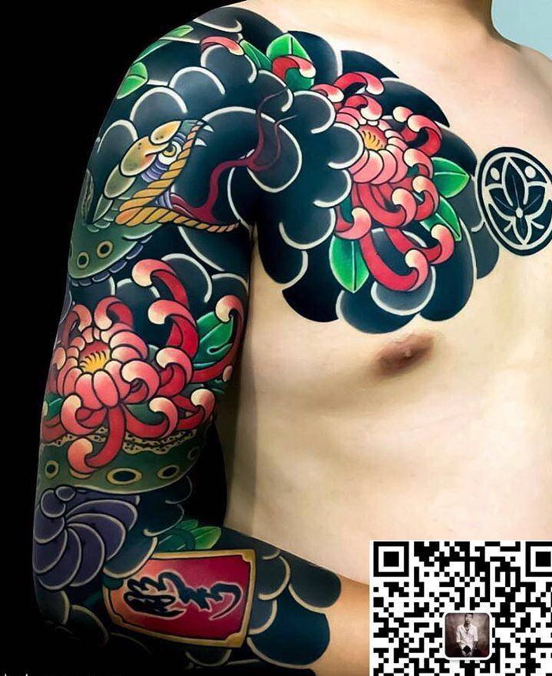 花臂纹身图片_手臂纹身图案