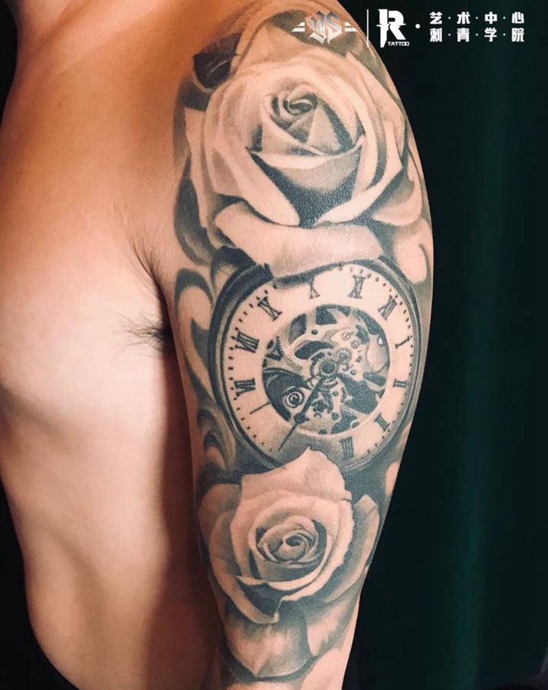 店内作品纹身图片_手臂纹身图案