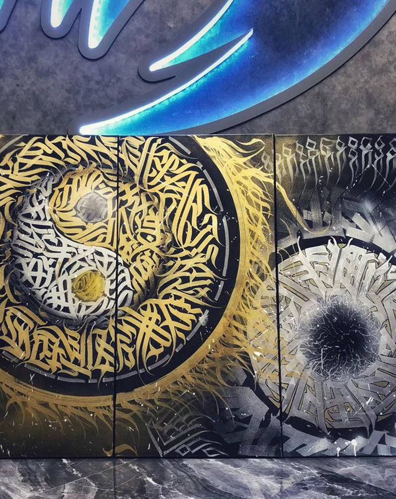 djt新哥特纹身图片_花体字纹身图案