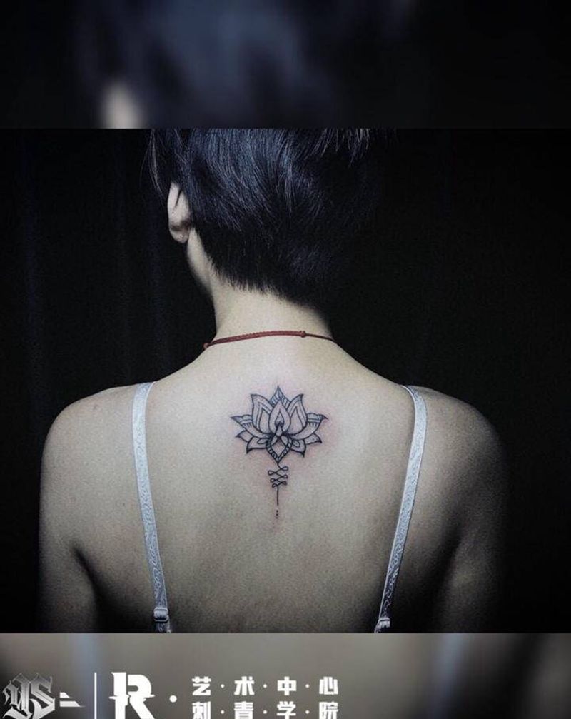 店内作品纹身图片_背部纹身图案