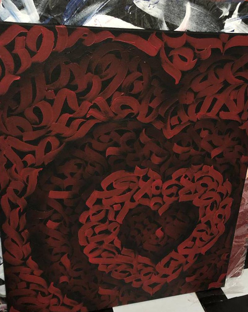 花体字纹身图片_花体字纹身图案