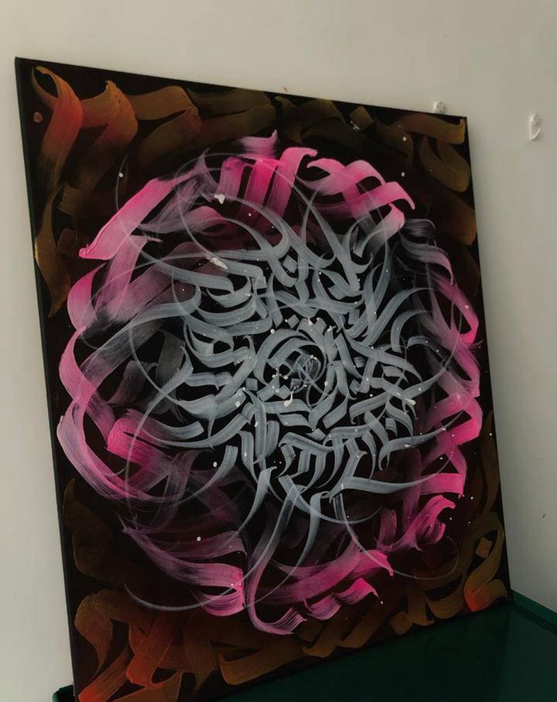 花体字纹身图片_花体字纹身图案