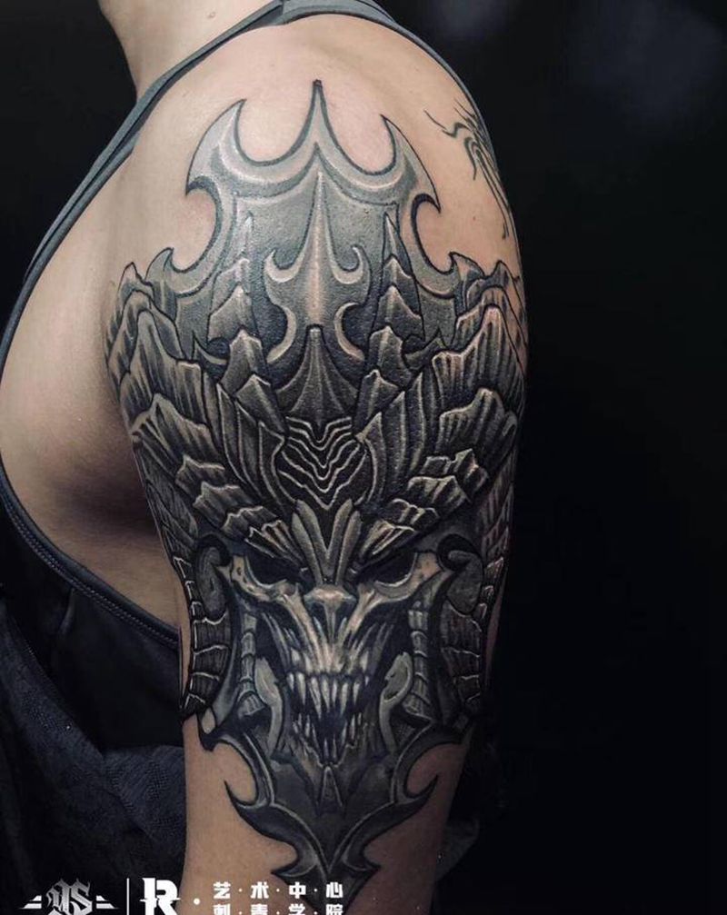 店内作品纹身图片_手臂纹身图案
