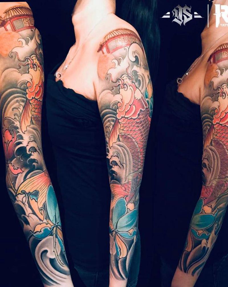 店内作品纹身图片_手臂纹身图案