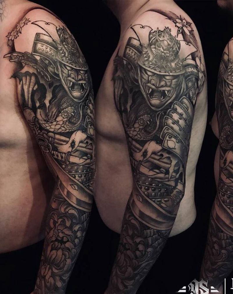 店内作品纹身图片_手臂纹身图案