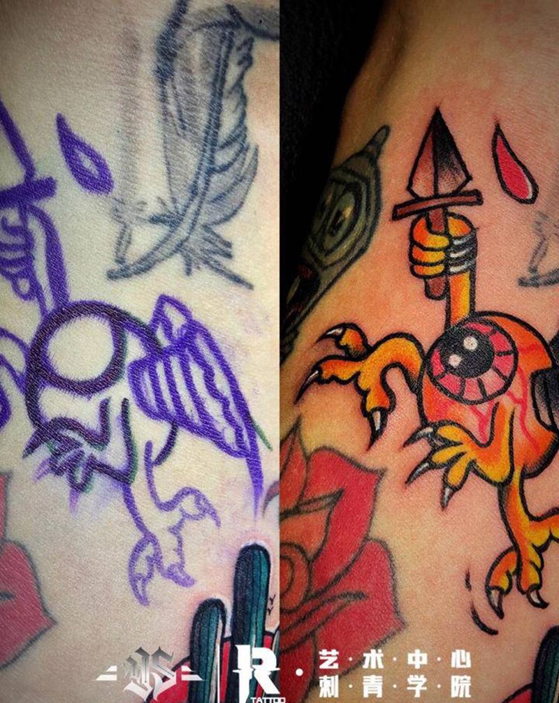 店内作品纹身图片_手臂纹身图案