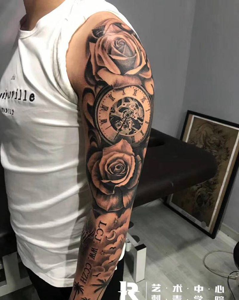 店内作品纹身图片_手臂纹身图案