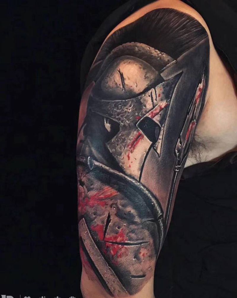 店内作品纹身图片_手臂纹身图案