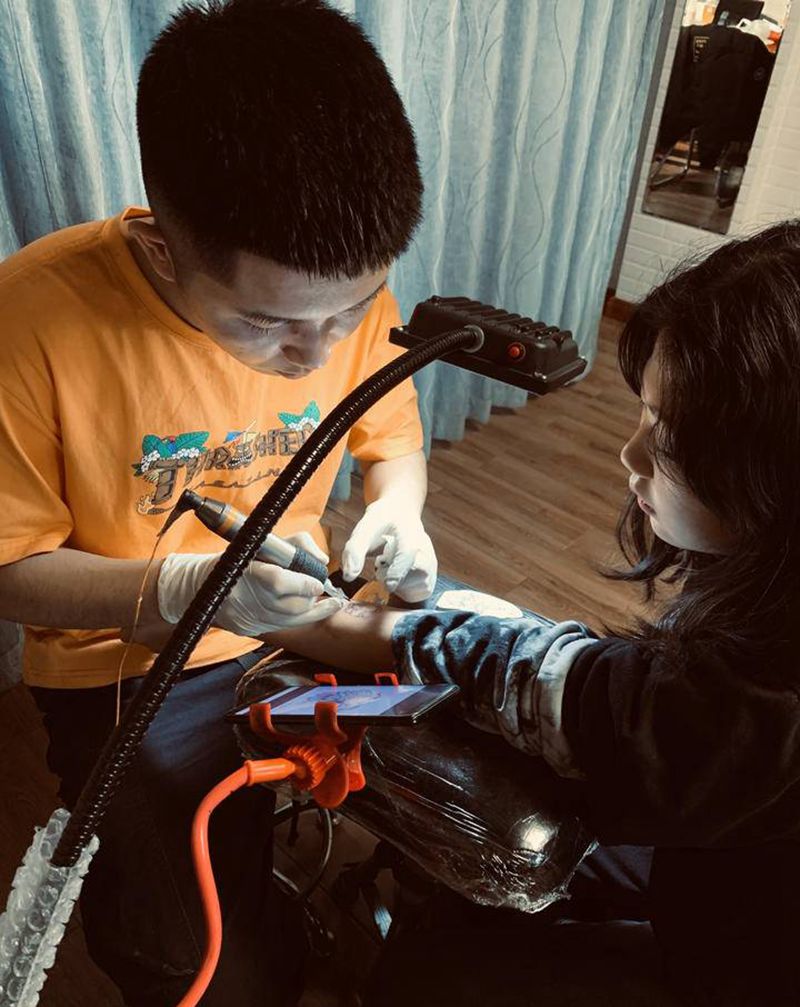 天使纹身图片_手臂纹身图案