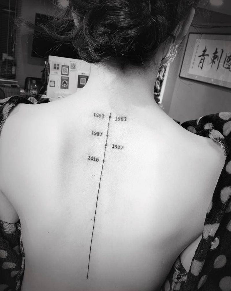 线纹身图片_背部图腾纹身图案