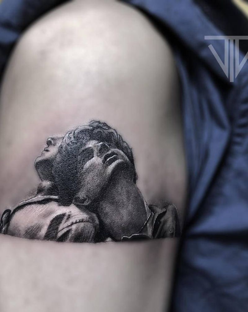 小图……纹身图片_肩部欧美写实纹身图案