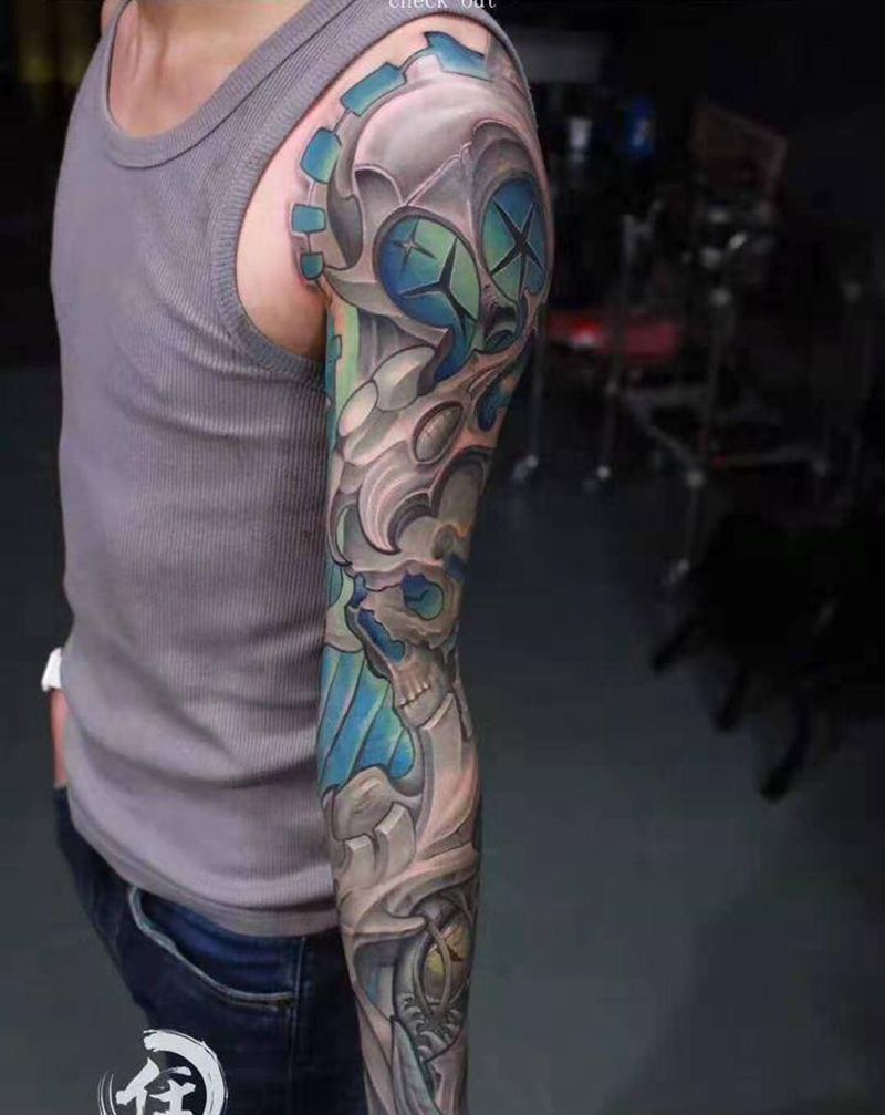 店内作品纹身图片_手臂纹身图案