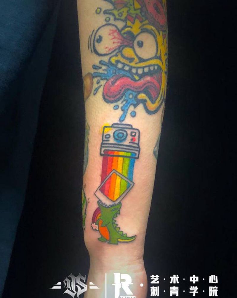 店内作品纹身图片_手部纹身图案