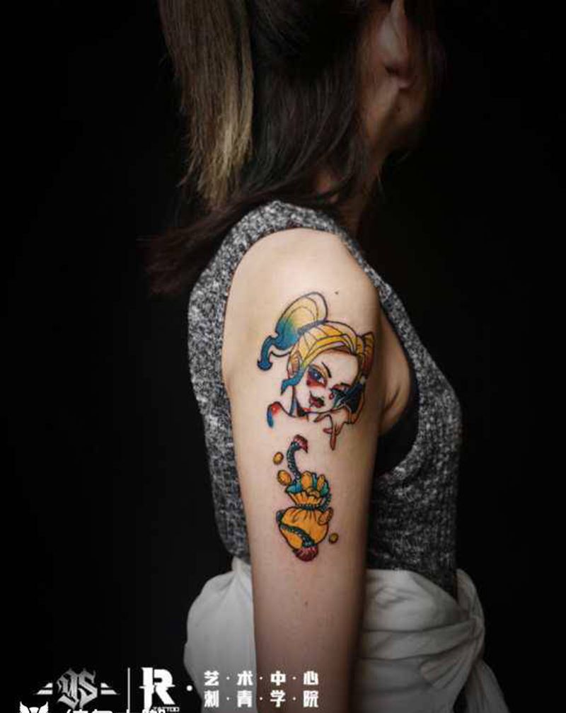 小作纹身图片_手臂纹身图案