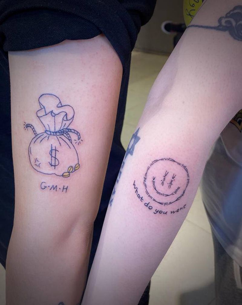 520纹身图片_手臂点刺纹身图案