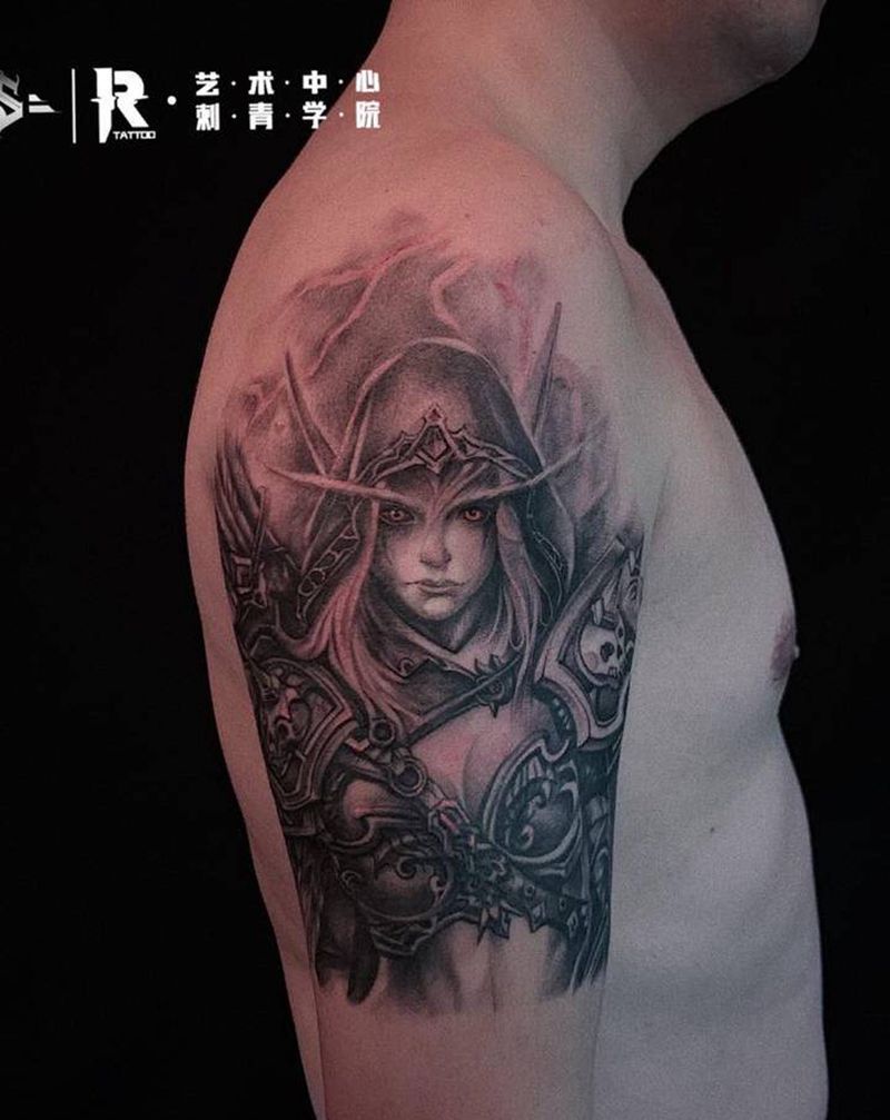 店内作品纹身图片_手臂纹身图案