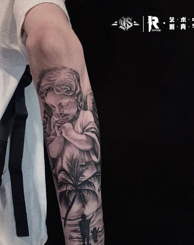 店内作品纹身图片_手臂纹身图案