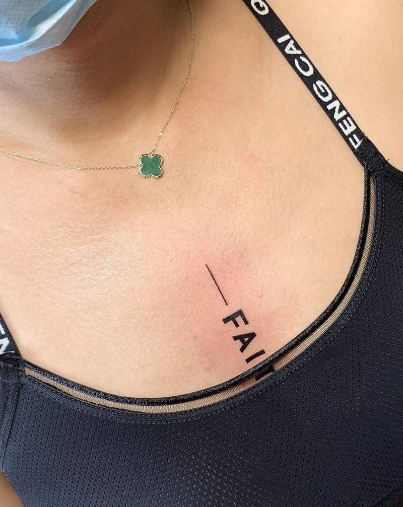 字母纹身纹身图片_腰部胸部花体字纹身图案