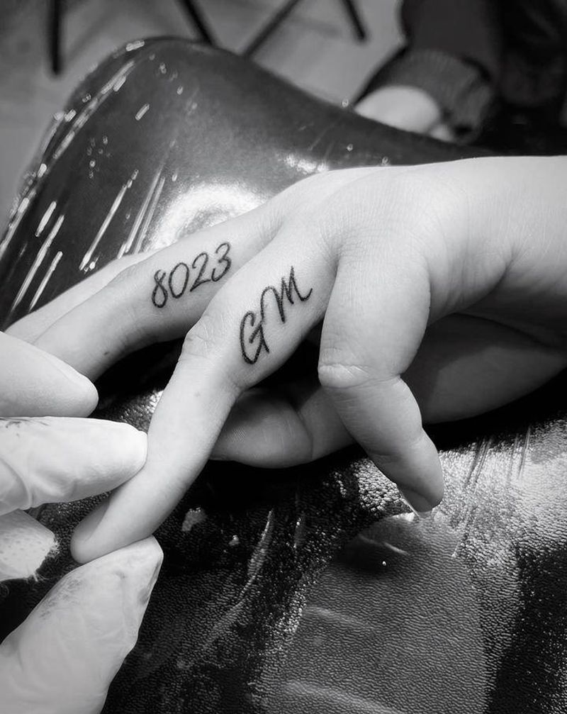 字纹身图片_手部图腾纹身图案