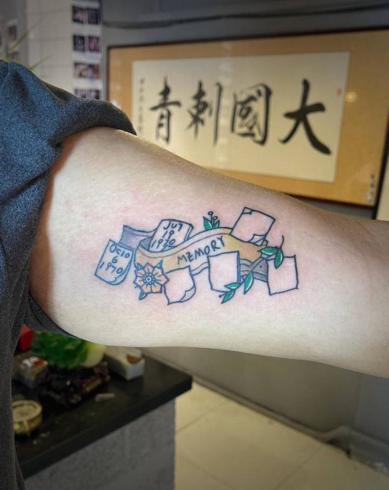 欧美纹身图片_手臂老传统纹身图案