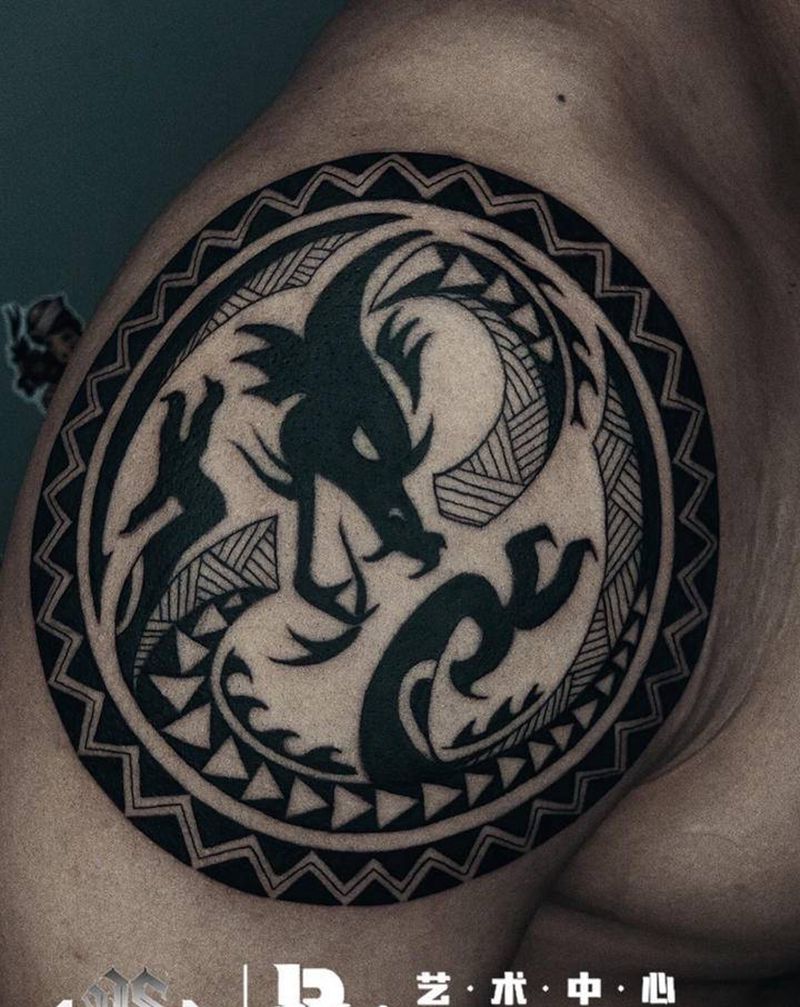 图腾纹身图片_手臂图腾纹身图案