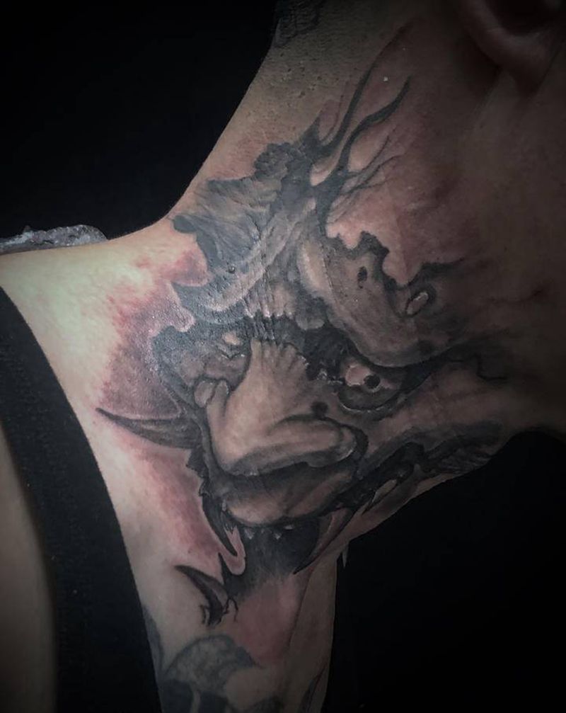 般若纹身图片_新传统纹身图案