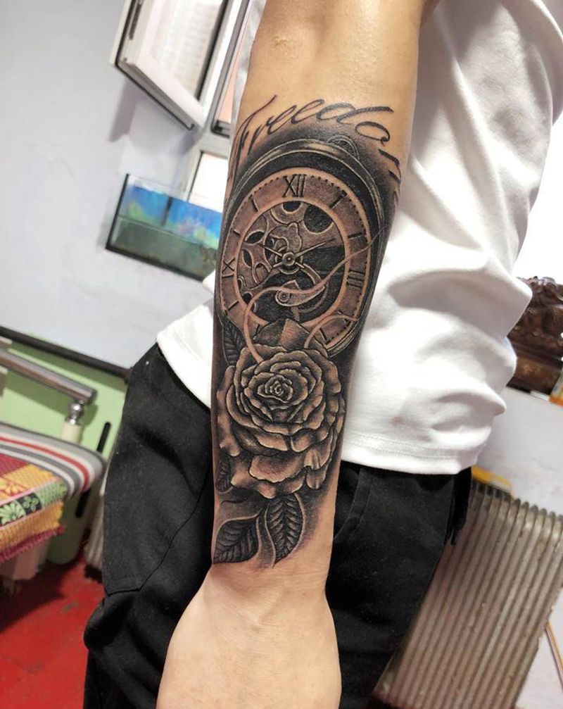 临摹纹身图片_手臂纹身图案