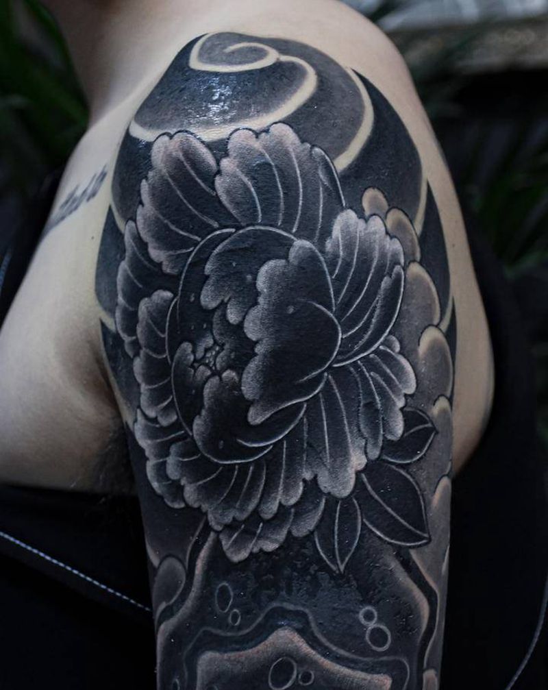 老传统遮盖纹身图片_手臂老传统遮盖纹身图案