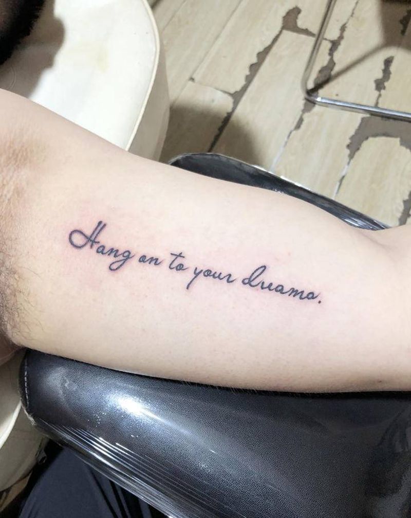 字母纹身图片_手臂纹身图案