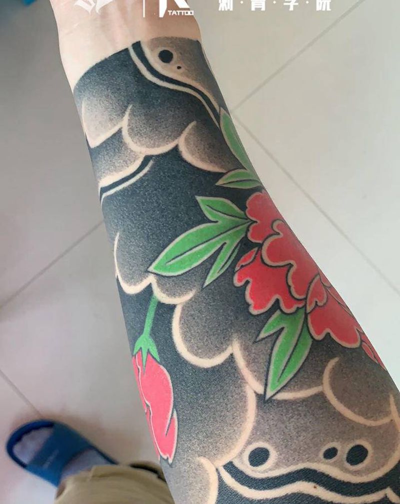 恢复好的效果纹身图片_老传统纹身图案