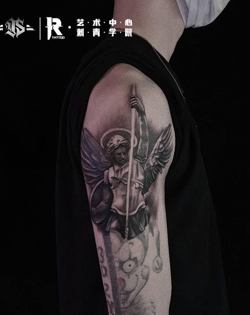 写实作品纹身图片_欧美写实纹身图案