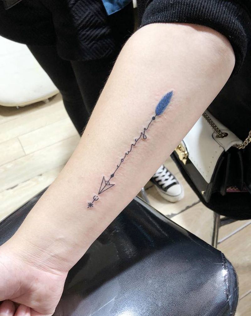 穿云箭纹身图片_手臂纹身图案