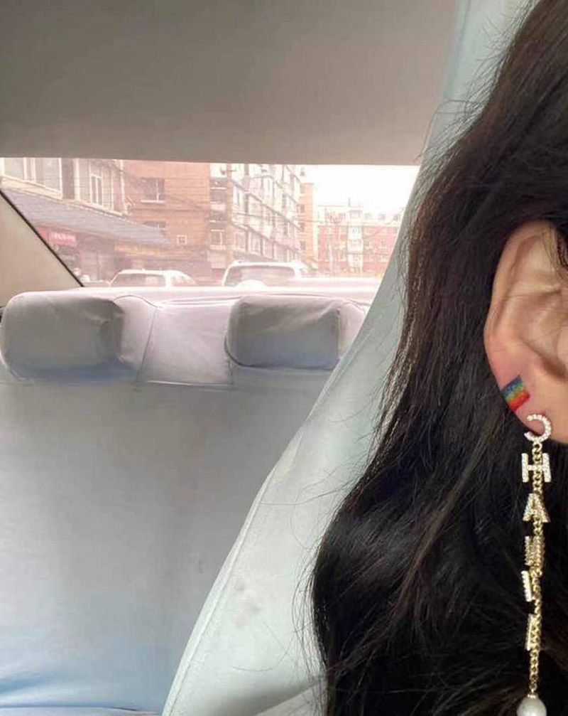 彩虹纹身图片_水彩纹身图案