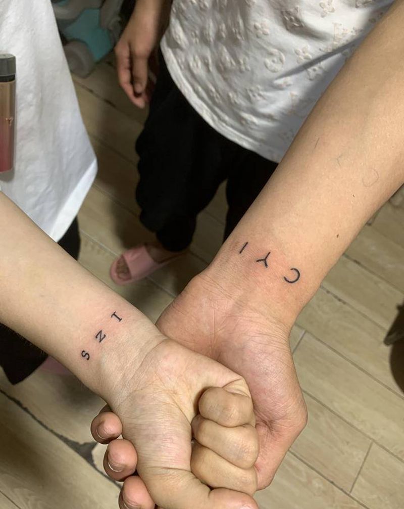 字母纹身图片_手臂纹身图案