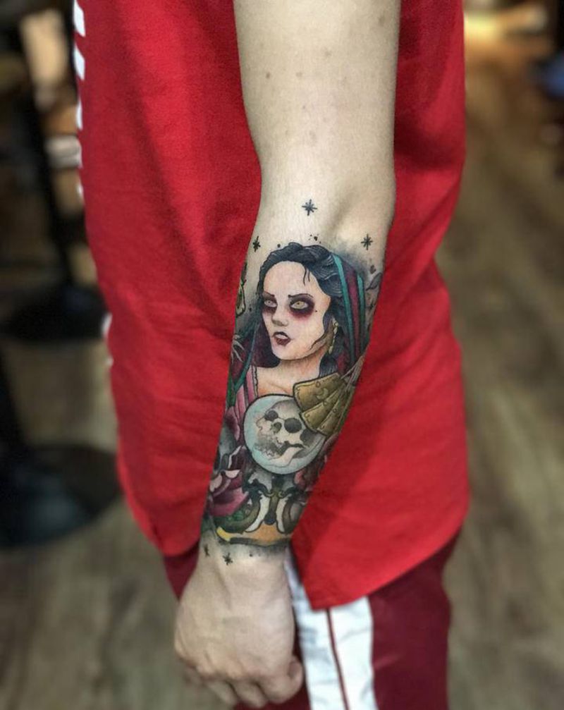 school包小臂纹身图片_手臂Old SchoolNew School纹身图案