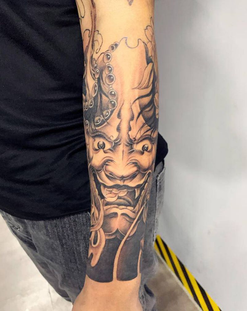 般若纹身图片_新传统纹身图案