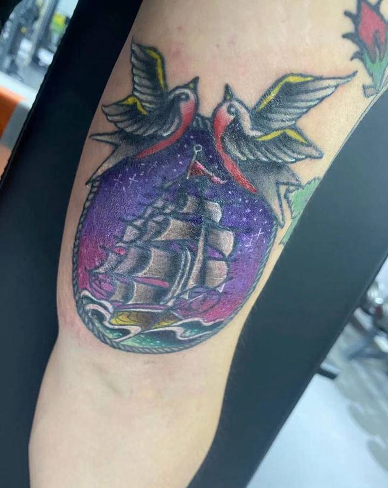 原创old school纹身图片_手臂Old School纹身图案