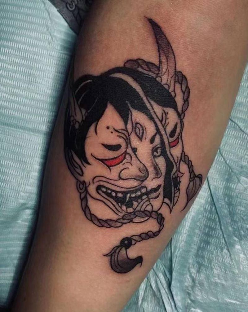 个性纹身图片_手臂老传统纹身图案