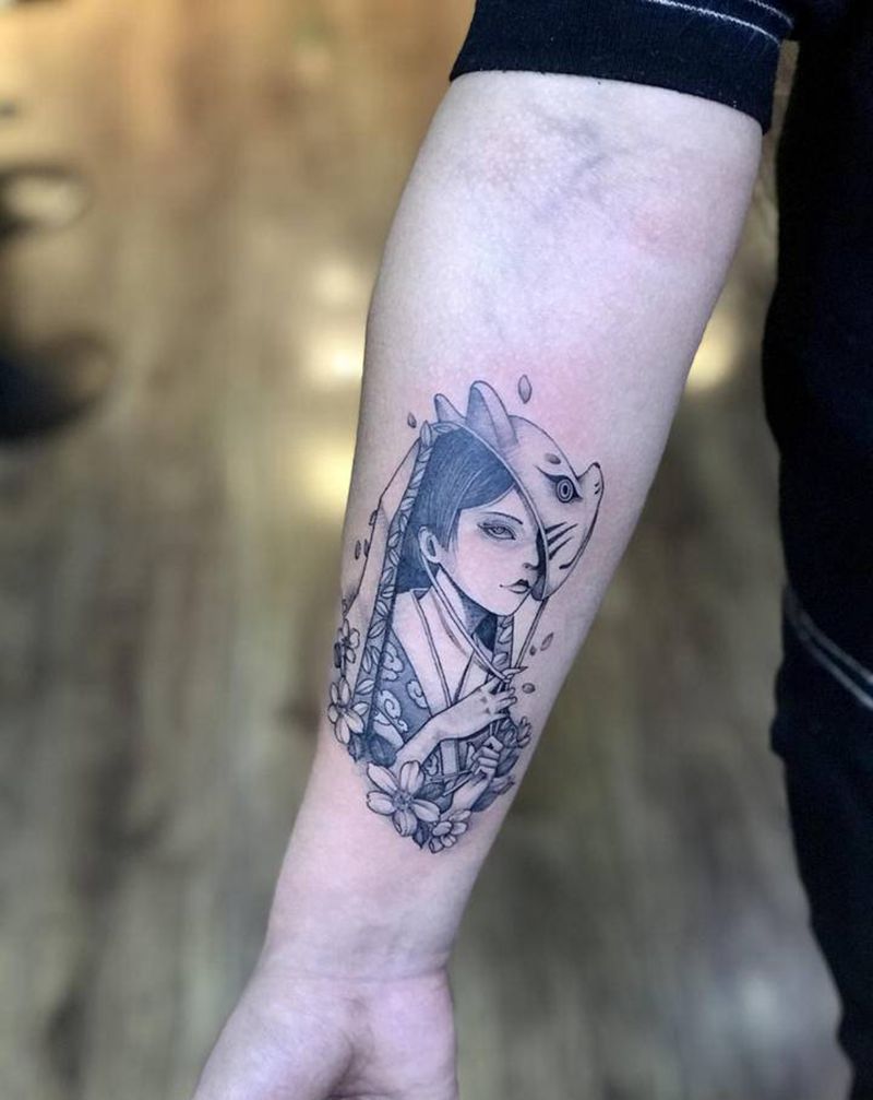 小清新纹身图片_手臂纹身图案