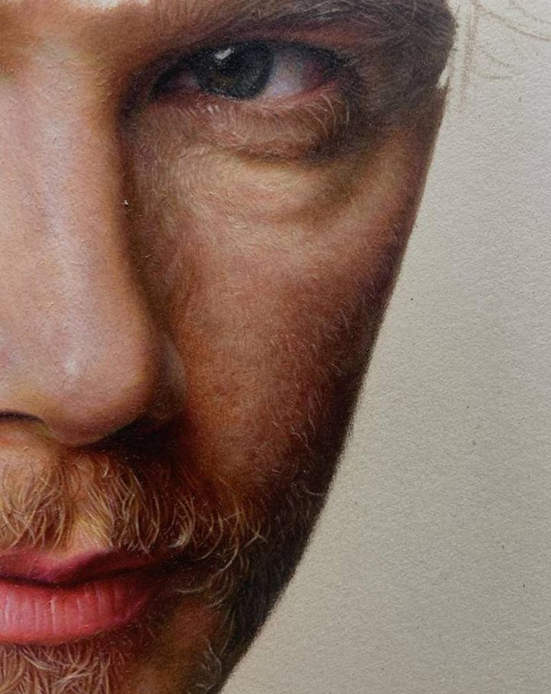 彩铅超写实纹身图片_手臂欧美写实纹身图案