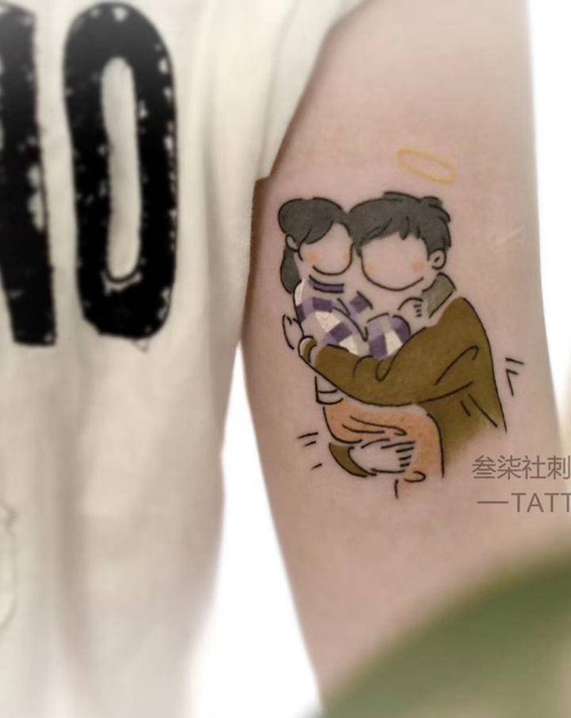 亲爱的纹身图片_手臂Old SchoolNew School纹身图案