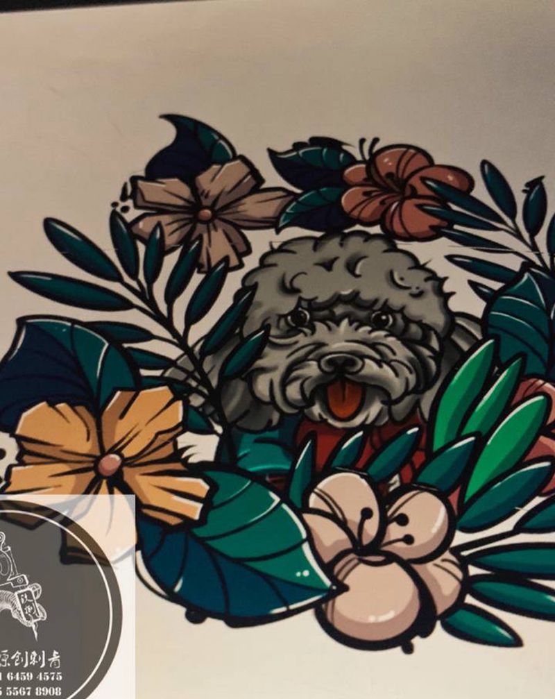 原创手腕遮盖手稿纹身图片_手臂New School纹身图案