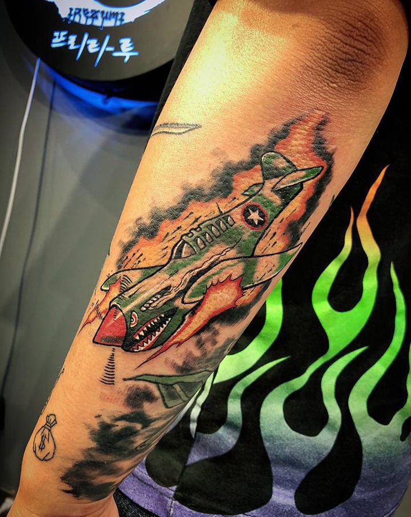 school纹身图片_手臂纹身图案