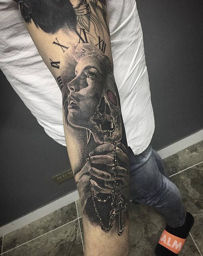 欧美小臂纹身图片_手臂纹身图案