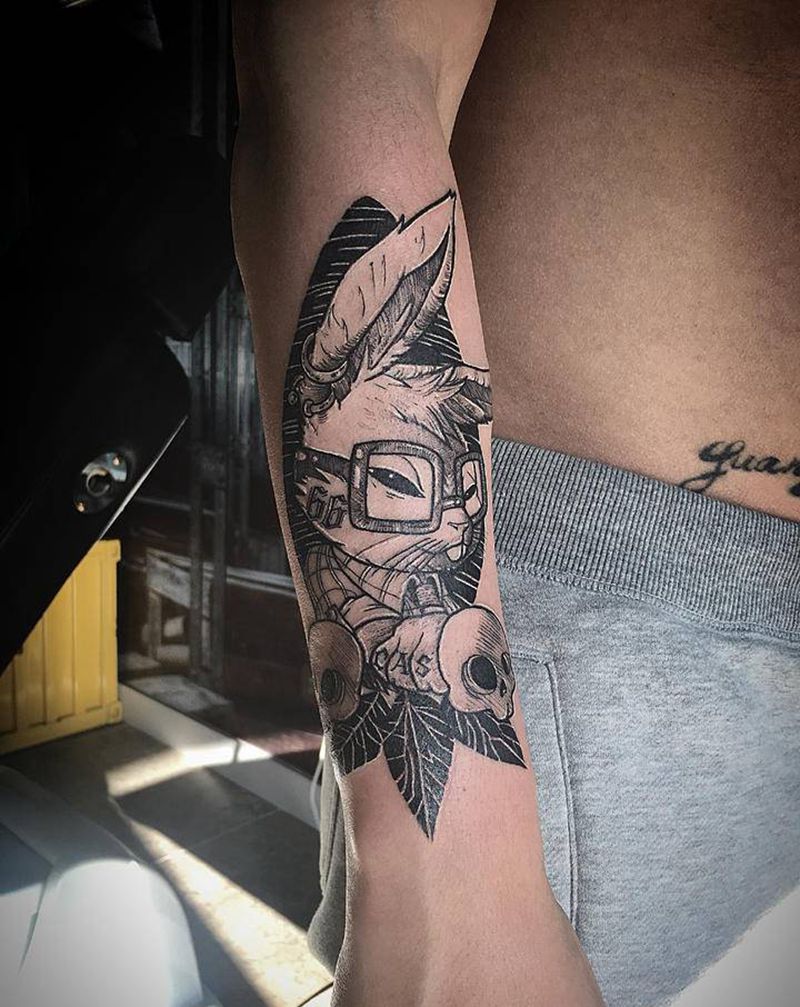 black school纹身图片_手臂纹身图案