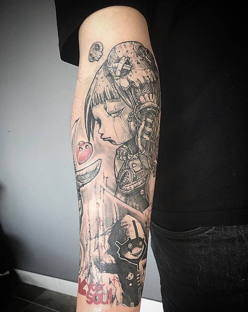 待续纹身图片_手臂纹身图案