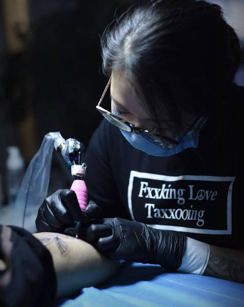 工作柒纹身图片_手臂腿部New School新传统传统师水墨师纹身图案